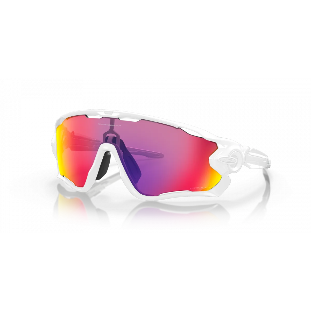 Oakley Jawbreaker polished white PRIZM ROAD