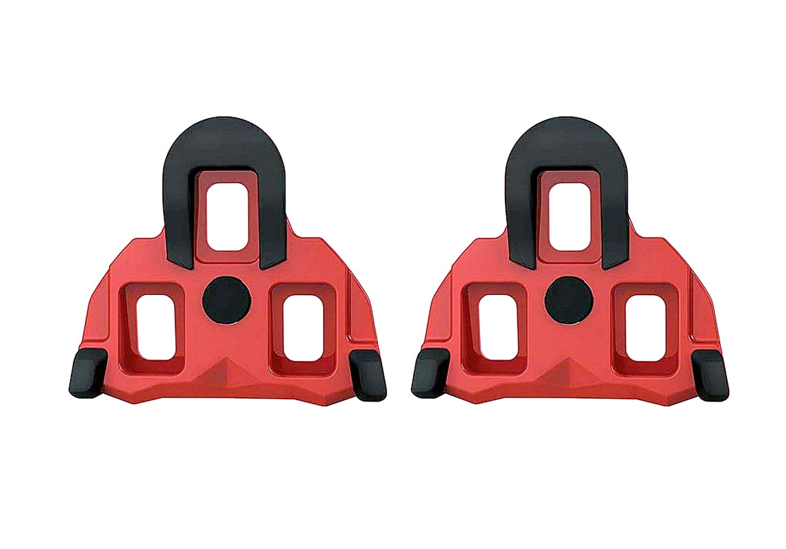 EXUSTAR SPD-SL Klamper til Shimano Rød 4,5° Float med Soft Gummi