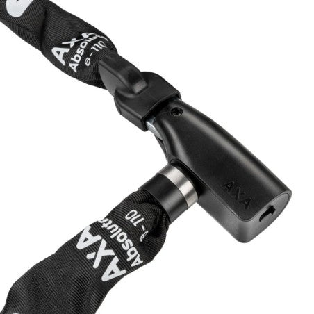 AXA Absolute Kædelås 110 cm / 8 mm – Sort