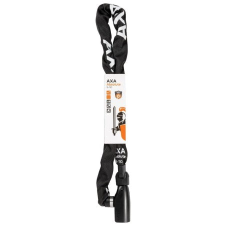 AXA Absolute Kædelås 110 cm / 8 mm – Sort