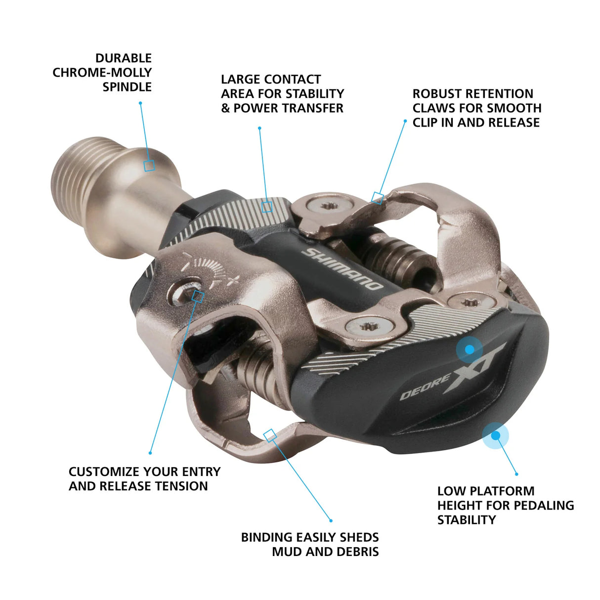 Shimano Deore XT PD-M8100 SPD Pedaler
