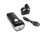 SMART LED 1500 LUMEN Front alu/sort usb