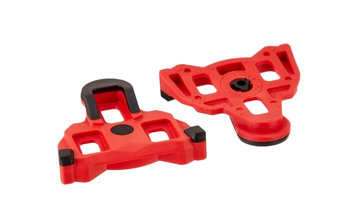 EXUSTAR SPD-SL Klamper til Shimano Rød 4,5° Float med Soft Gummi