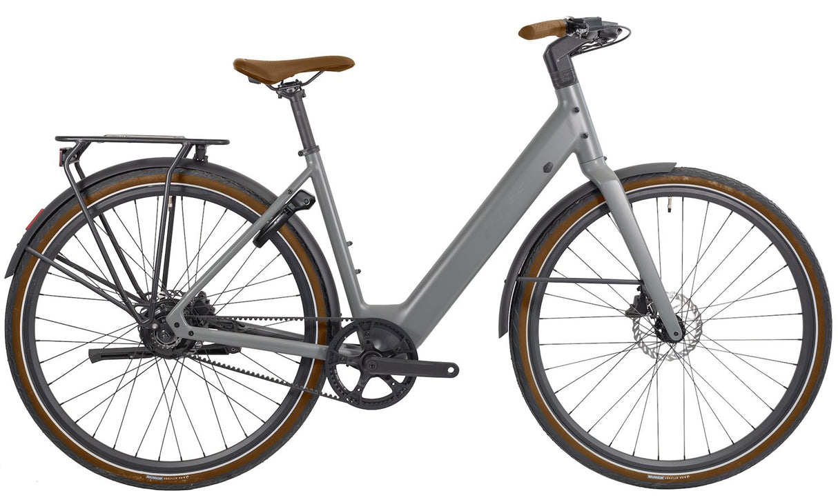 MBK Aura Unisex 48cm 1g remtræk hydr. disc mat grå inkl. batt