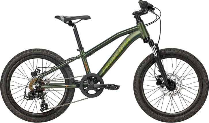Principia Evoke A2.0 20" Børnecykel 2026 – Mat Grøn