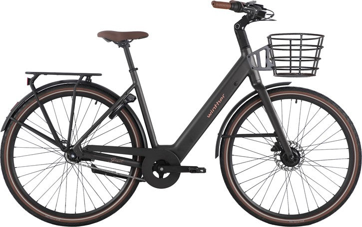 Winther Spirit Unisex 7g Elcykel – Mat Sort