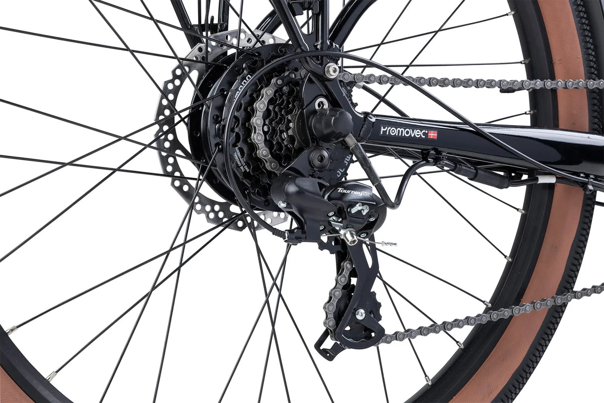 Batribike Route   M   -   Baghjulsmotor 504wh batteri