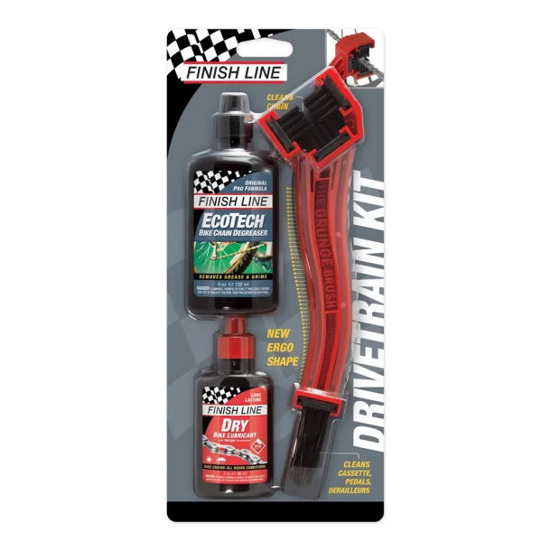 Børste Finish Line Grunge brush kit 120ml degreaser & 60ml olie