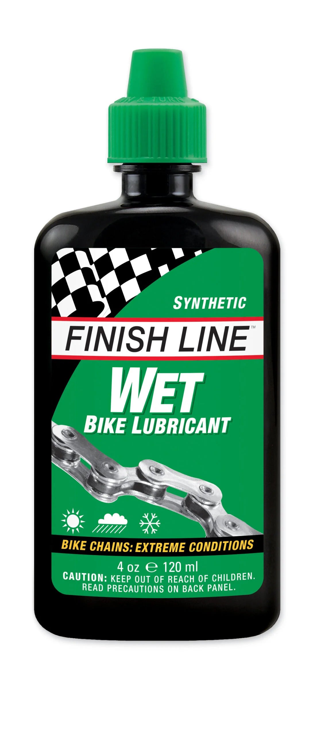 Finish Line Wet Kædeolie (Grøn)