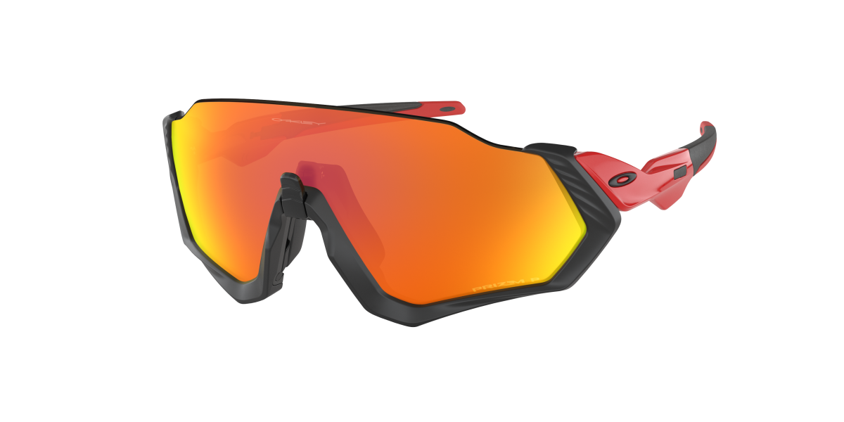 Oakley Flight Jacket prizm polarized mat black/red
